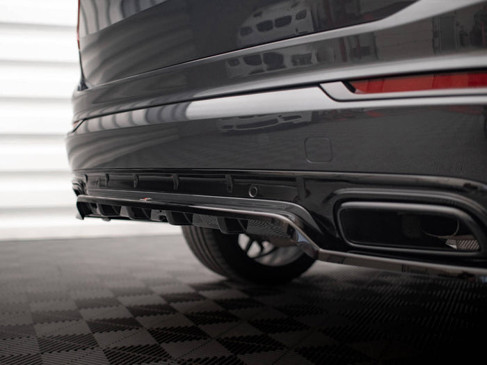 Volvo XC90 R-Design Mk2 Facelift Rear Splitter (Vertical Bars) - Maxton Design
