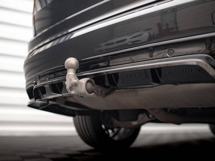 Volvo XC90 R-Design Mk2 Facelift Rear Splitter (Vertical Bars) - Maxton Design