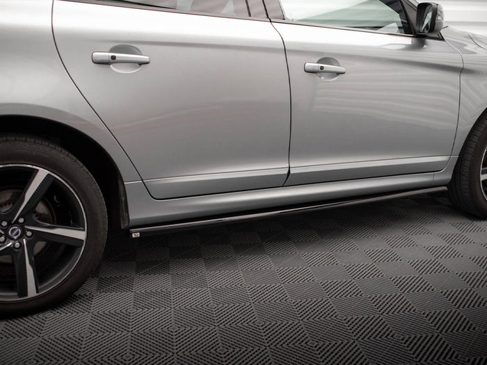 Volvo XC60 R-Design Mk1 Facelift Side Skirts Diffusers - Maxton Design