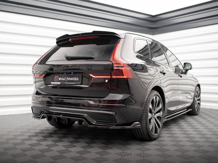 Volvo XC60 R-Design Mk2 Facelift Rear Splitter (Vertical Bars) - Maxton Design