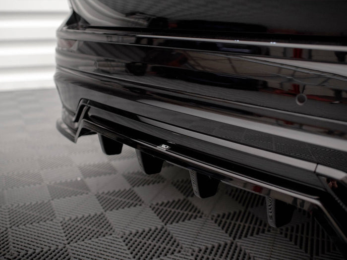 Volvo XC60 R-Design Mk2 Facelift Rear Splitter (Vertical Bars) - Maxton Design