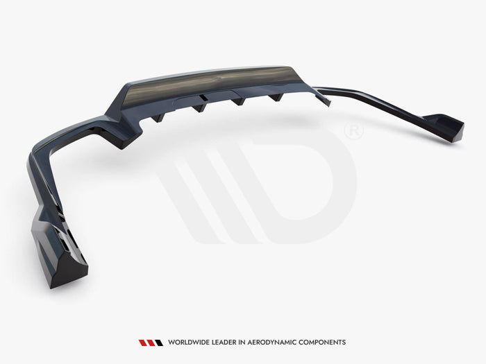 Volvo XC60 R-Design Mk2 Facelift Rear Splitter (Vertical Bars) - Maxton Design