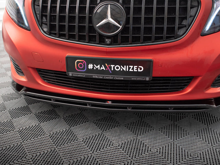 Mercedes V-Class W447 Front Splitter V.4 - Maxton Design