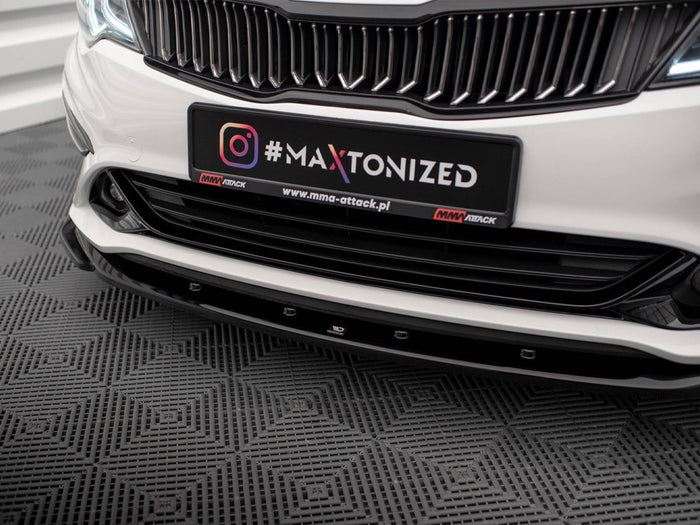 Kia Optima Mk4 Facelift Front Splitter V.2 - Maxton Design