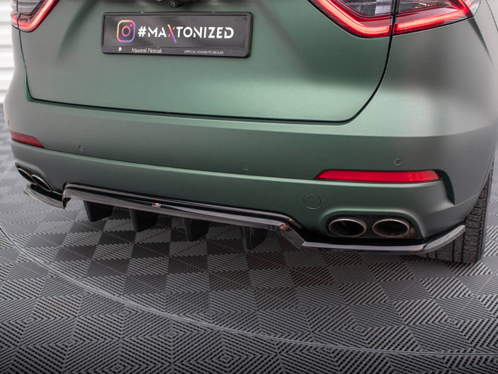 Maserati Levante Mk1 Rear Splitter (Vertical Bars) - Maxton Design