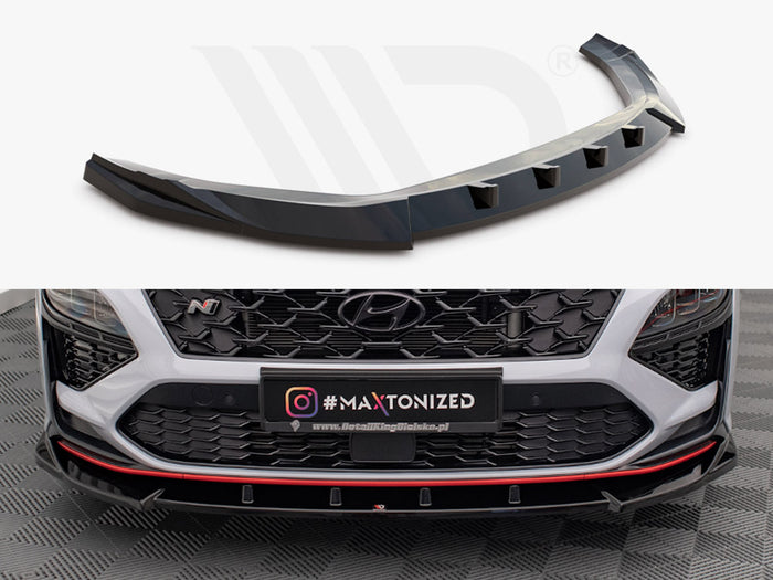 Hyundai Kona N Mk1 Front Splitter V.2 - Maxton Design