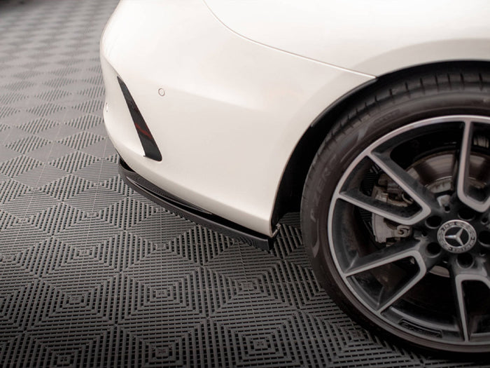 Mercedes C Coupe AMG-Line C205 Facelift Rear Splitter (Vertical Bars) - Maxton Design