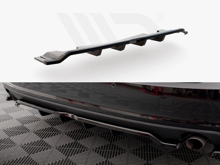 Volvo V90 Mk2 Rear Splitter V.2 (Vertical Bars) - Maxton Design