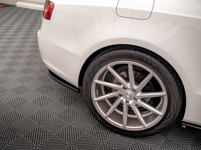 Audi A5 Coupe 8T Facelift Central Rear Splitter (Vertical Bars) - Maxton Design