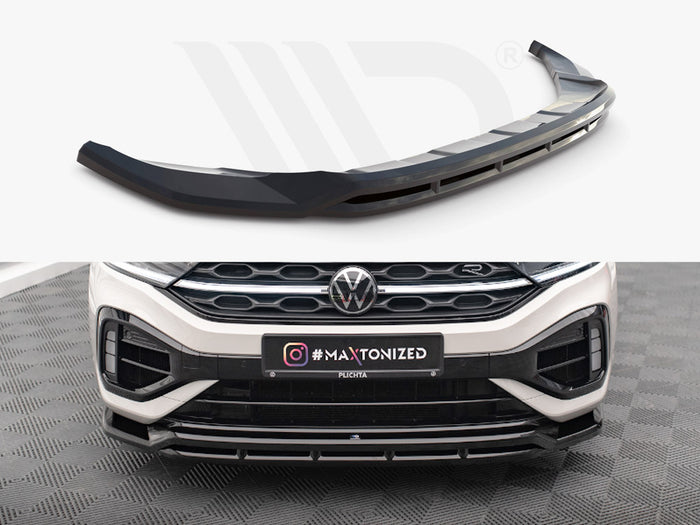 Volkswagen T-Roc R / R-Line Mk1 Facelift Front Splitter V.1 - Maxton Design