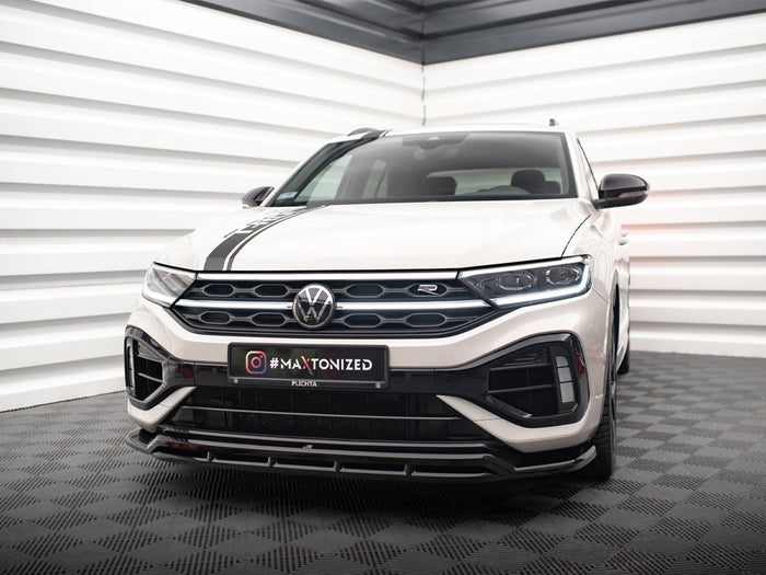 Volkswagen T-Roc R / R-Line Mk1 Facelift Front Splitter V.1 - Maxton Design