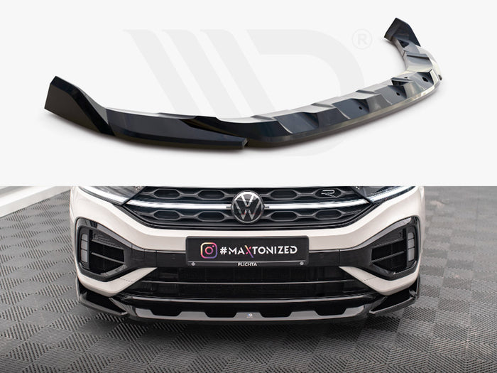 Volkswagen T-Roc R / R-Line Mk1 Facelift Front Splitter V.2 - Maxton Design