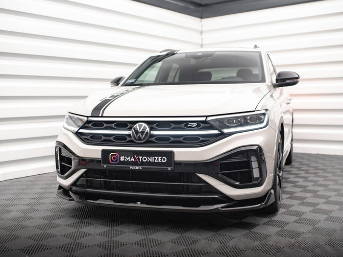 Volkswagen T-Roc R / R-Line Mk1 Facelift Front Splitter V.2 - Maxton Design