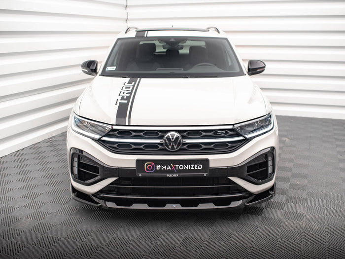 Volkswagen T-Roc R / R-Line Mk1 Facelift Front Splitter V.2 - Maxton Design