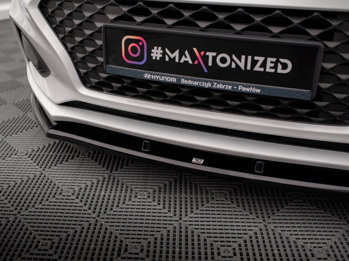 Hyundai I20 Mk2 Facelift Front Splitter Front Splitter V.1 - Maxton Design