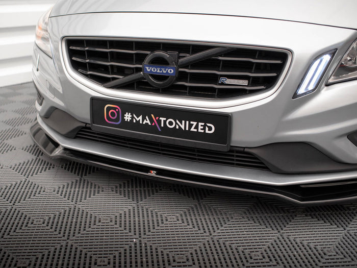 Volvo S60 R-Design Mk2 Front Splitter V.2 - Maxton Design