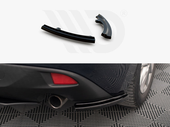 Mazda 3 Mk3 Rear Side Splitters - Maxton Design
