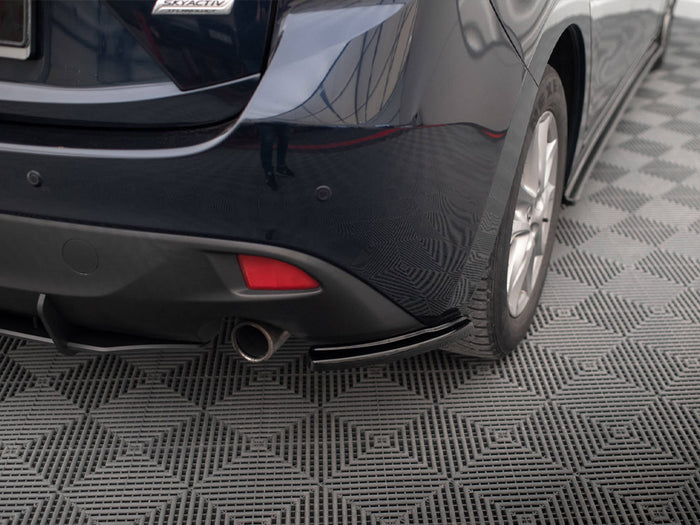 Mazda 3 Mk3 Rear Side Splitters - Maxton Design