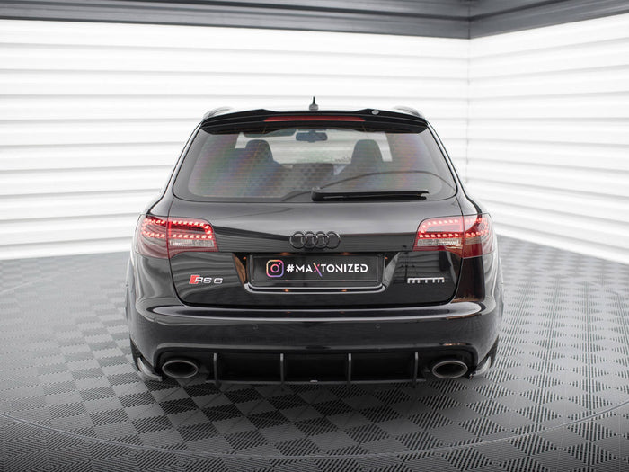 Audi RS6 Avant C6 Rear Side Splitters - Maxton Design