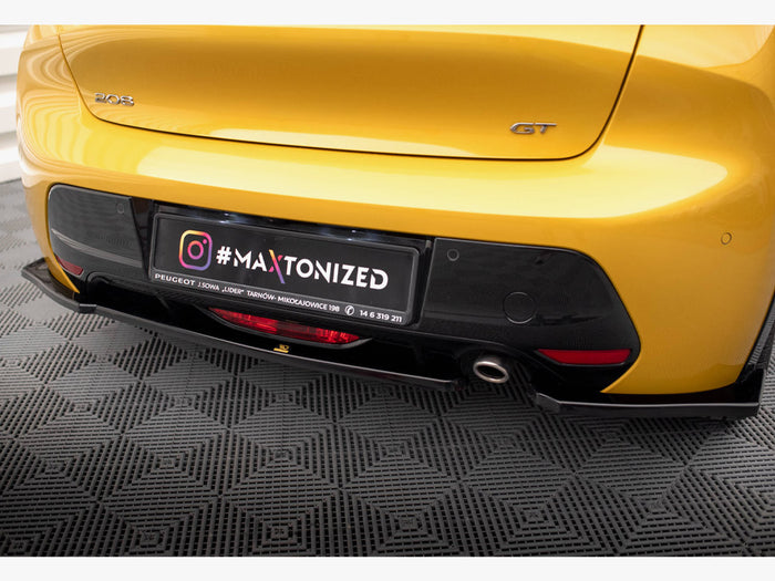 Peugeot 208 GT Mk2 Rear Side Splitters - Maxton Design