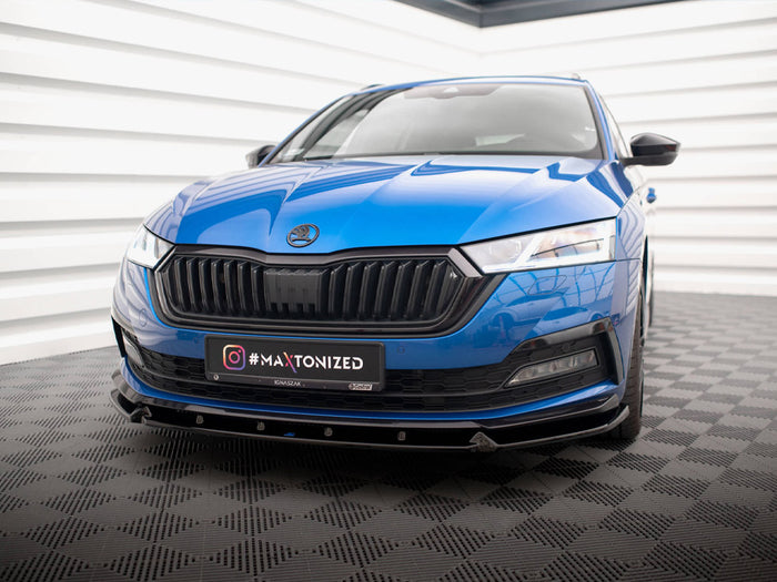 Front Splitter V.1 Skoda Octavia Sportline Mk4 - Maxton Design