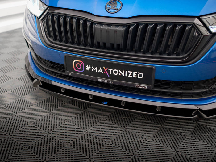 Front Splitter V.1 Skoda Octavia Sportline Mk4 - Maxton Design