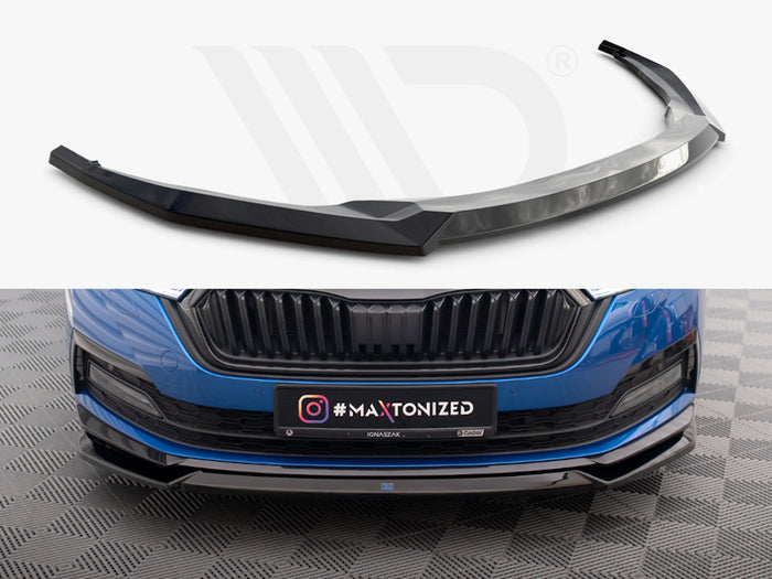 Front Splitter V.2 Skoda Octavia Sportline Mk4 - Maxton Design