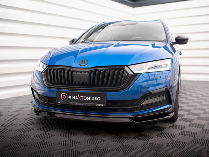 Front Splitter V.2 Skoda Octavia Sportline Mk4 - Maxton Design