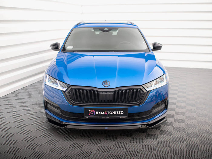 Front Splitter V.2 Skoda Octavia Sportline Mk4 - Maxton Design