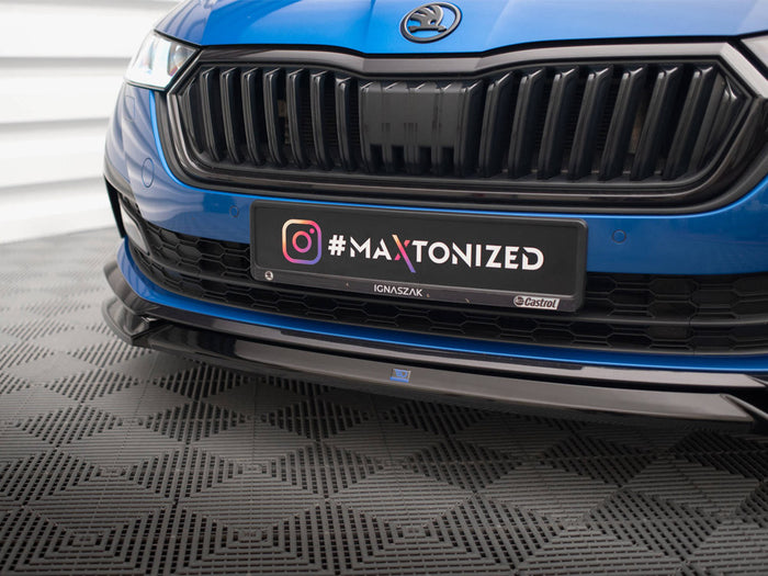 Front Splitter V.2 Skoda Octavia Sportline Mk4 - Maxton Design