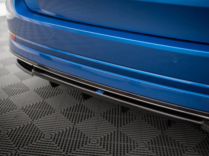 Rear Splitter (Vertical Bars) Skoda Octavia Sportline Mk4 - Maxton Design