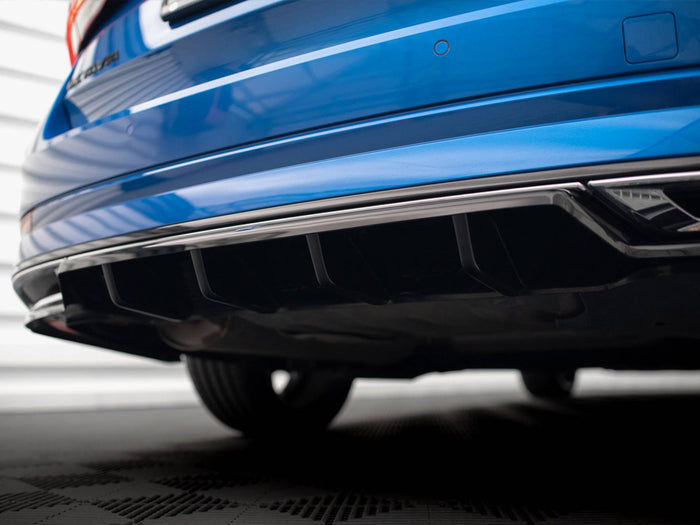 Rear Splitter (Vertical Bars) Skoda Octavia Sportline Mk4 - Maxton Design
