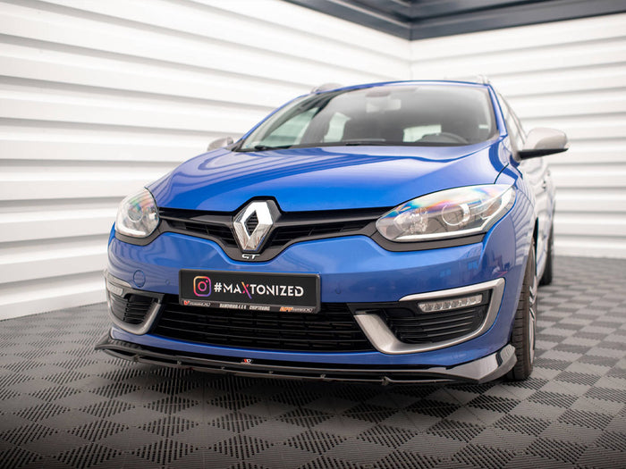 Renault Megane GT Line Grandtour Mk3 Facelift Front Splitter - Maxton Design