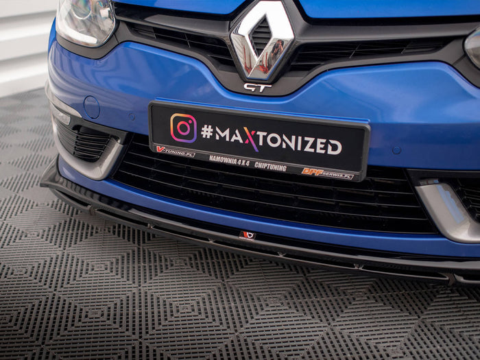 Renault Megane GT Line Grandtour Mk3 Facelift Front Splitter - Maxton Design
