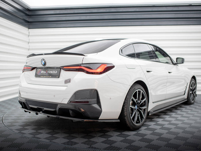 BMW i4 M-Pack G26 Central Rear Splitter (Vertical Bars) V.1 - Maxton Design