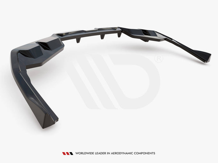 BMW i4 M-Pack G26 Central Rear Splitter (Vertical Bars) V.2 - Maxton Design