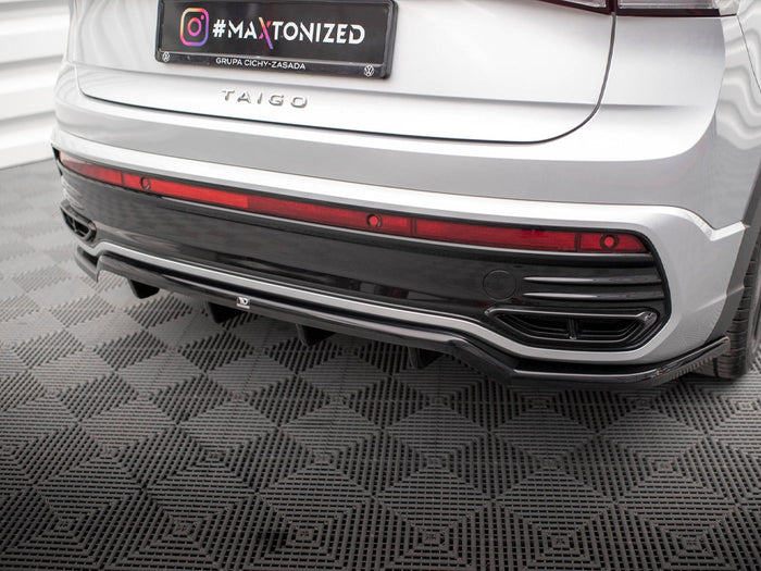 VW Taigo R-Line Mk1 Rear Splitter (Vertical Bars) - Maxton Design