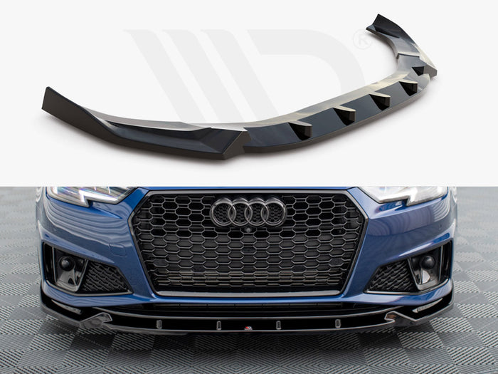 Audi A4 Competition B9 Front Splitter V.1 - Maxton Design