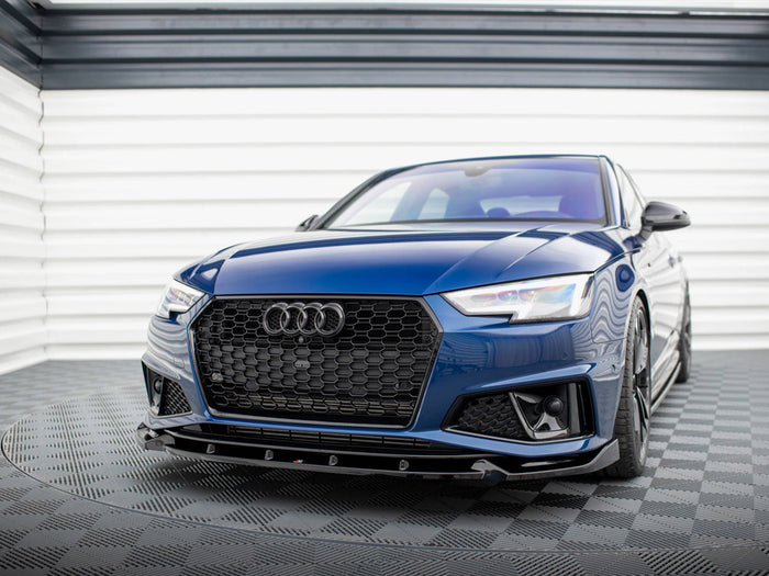 Audi A4 Competition B9 Front Splitter V.1 - Maxton Design