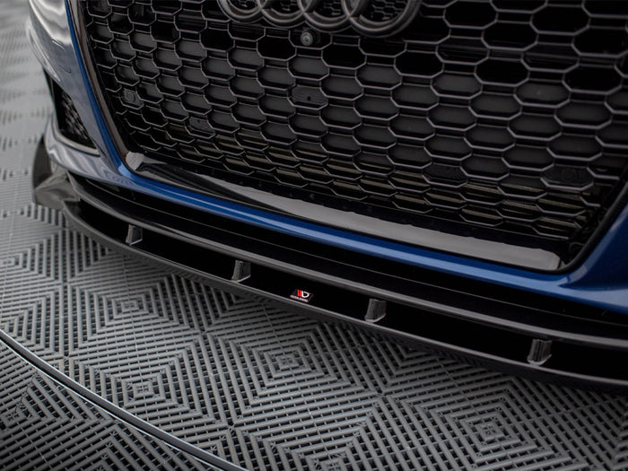 Audi A4 Competition B9 Front Splitter V.1 - Maxton Design