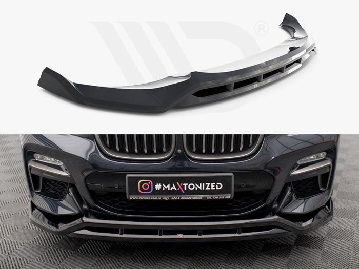 BMW X4 M-Pack G02 Front Splitter V.2 - Maxton Design