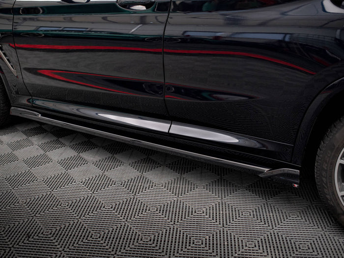 BMW X4 M-Pack G02 Side Skirts Diffusers V.2 - Maxton Design