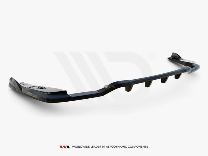 BMW X4 M40i G02 Central Rear Splitter (Vertical Bars) V.2 - Maxton Design