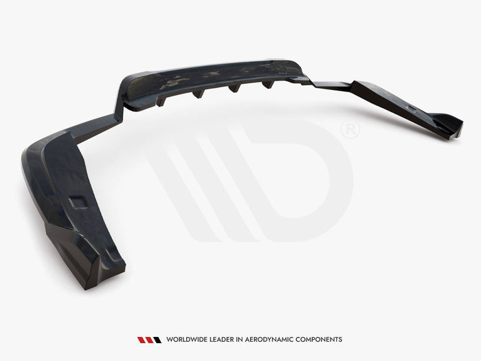 BMW X4 M40i G02 Central Rear Splitter (Vertical Bars) V.2 - Maxton Design