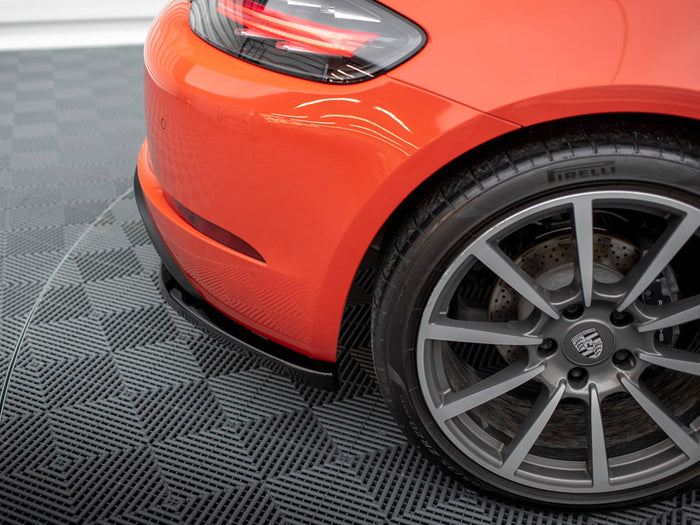 Porsche 718 Cayman 982c Rear Side Splitters - Maxton Design