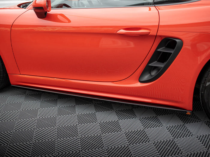Porsche 718 Cayman 982c Side Skirts Diffusers - Maxton Design