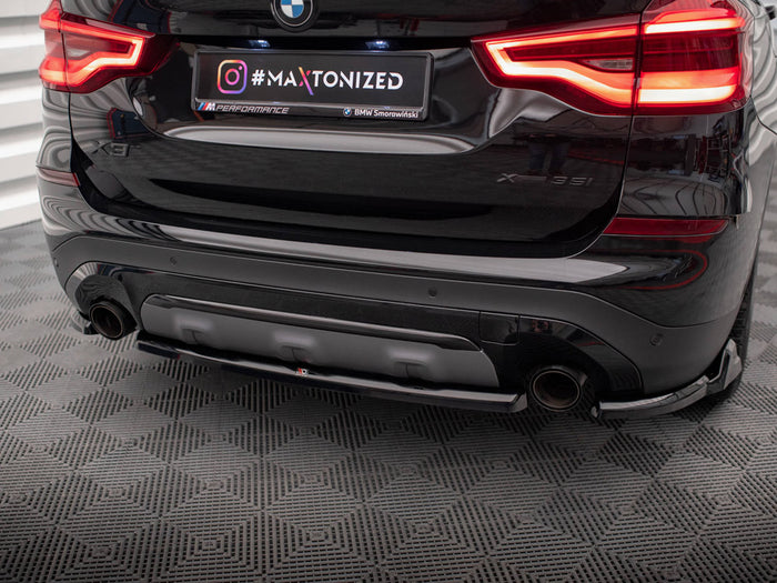 BMW X3 G01 Central Rear Splitter - Maxton Design