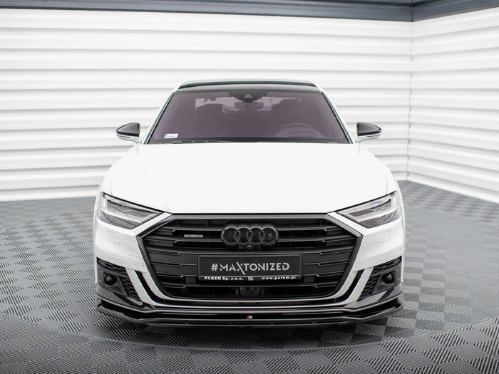 Audi S8 / A8 S-Line D5 Front Splitter V.1 - Maxton Design