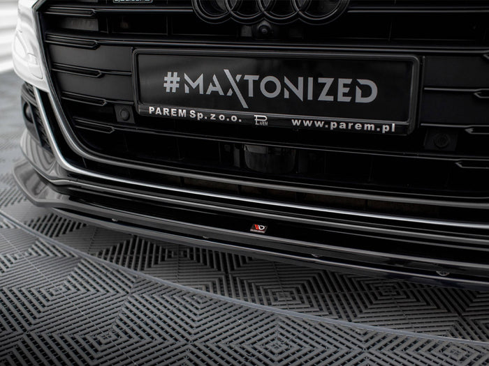 Audi S8 / A8 S-Line D5 Front Splitter V.1 - Maxton Design