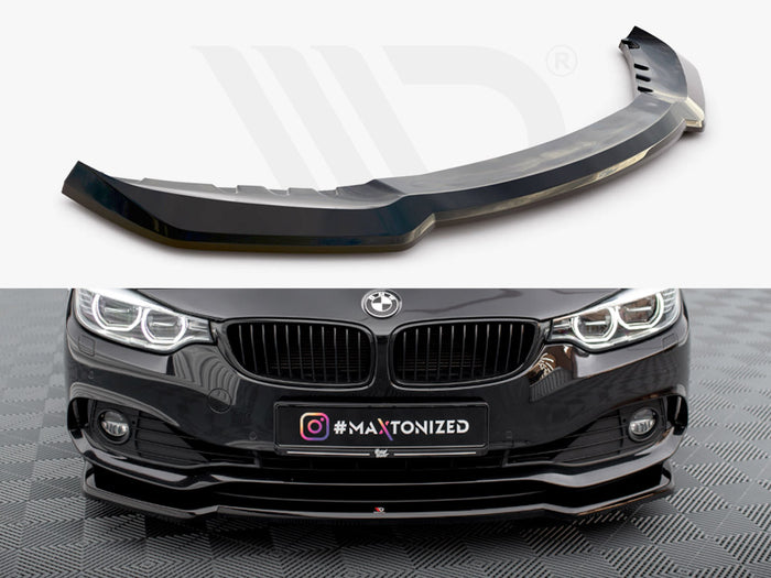 BMW 4 Coupe / Gran Coupe / Cabrio F32 / F36 / F33 Front Splitter V.1 - Maxton Design